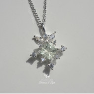 Chapter Three-Green Amethyst Stamp of Light Necklace